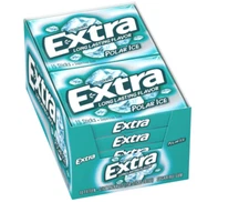 EXTRA Polar Ice Sugar free Gum, 15 Sticks (Pack of 10)