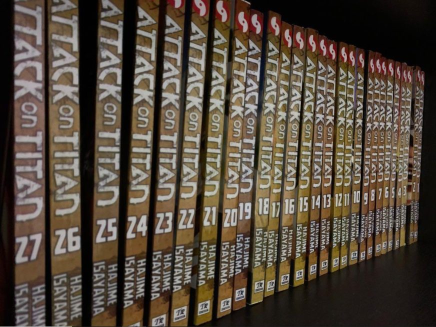 Attack On Titan Manga Vol 1-34 Complete Set English * Bonus 2 Short Story  Books