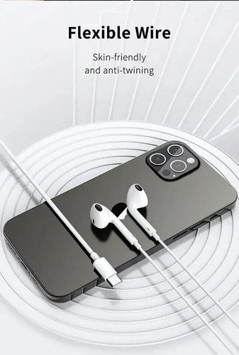Wired Type-c Headphone Earphones for Samsung, iPhone 15 16 Pro Max Google Pixel - Zdjęcie 3 z 6
