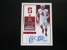 BLAKE MARTINEZ 2016 PANINI CONTENDERS COLLEGE TICKET AUTOGRAPHED ROOKIE CARD