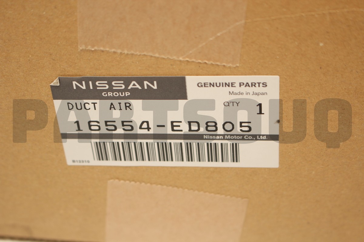 16554ED805 Genuine Nissan DUCT-AIR 16554-ED805 | eBay