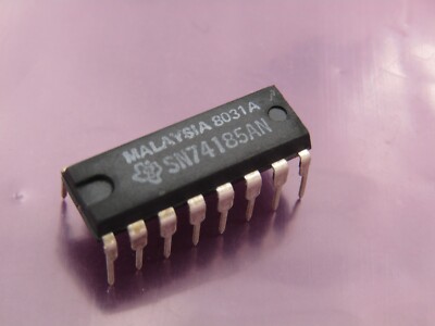 SN74185AN Original TI BCD to Binary and Binary to BCD Converter  --  NOS