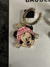 NWT Disney Baublebar Mickey Minnie Winter Hat Hoop Earrings  — photo 2