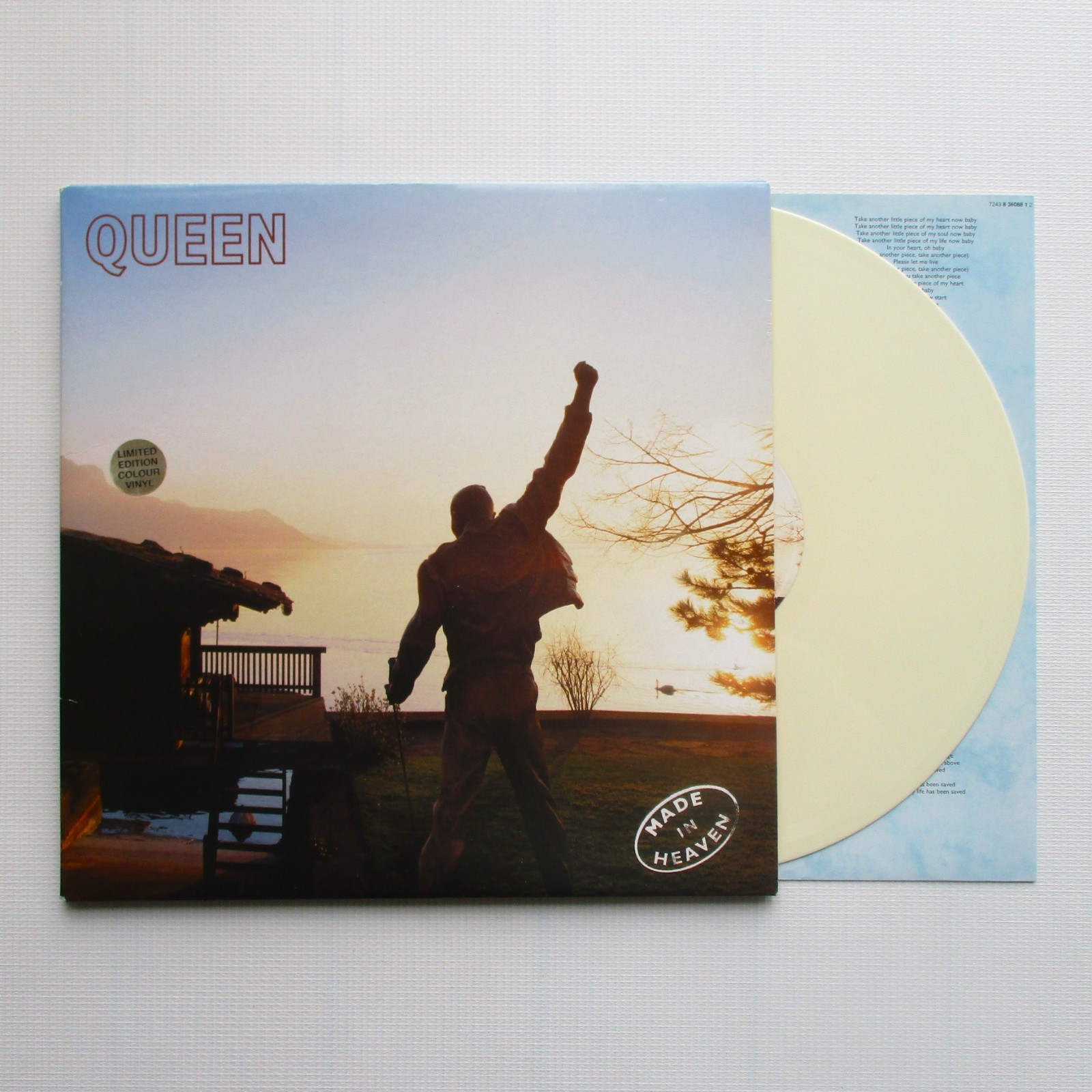 Queen Made In Heaven UK 1995 Coloured Vinyl LP Album Record + Posters - EX+/VG