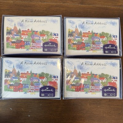 Hallmark A New Address Moving Announcement Cards Set of 40 4 Boxes Of 10