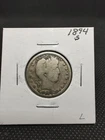 1894-S Barber Quarter  Ships Free!