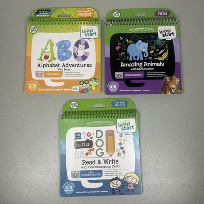 Leap Frog LeapStart Lot (3) Interactive Learning Activity Books PRE-K/K