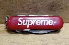 ☆RARE☆ SUPREME VICTORINOX RAMBLER SWISS ARMY KNIFE W/RETRACTABLE WORKING INK PEN