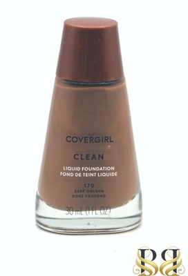CoverGirl Clean Liquid Foundation shade 170 Deep Golden