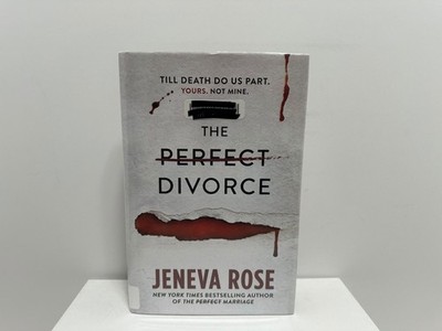 Jeneva Rose The Perfect Divorce Hardcover Thriller Fiction Novel, English