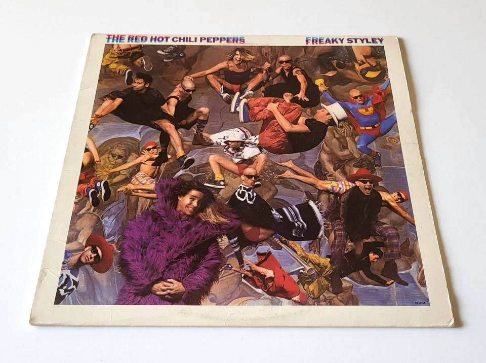 RED HOT CHILI PEPPERS~ Freaky Styley Vinyl ST-17168, 1985 1st Press VG+/VG+ Cond - Image 2 of 4