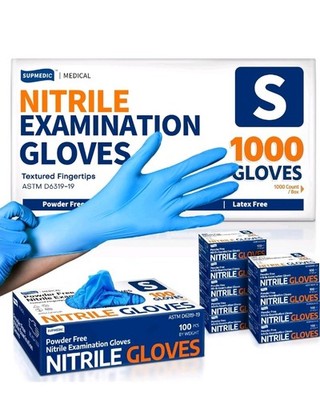 Medical Soft Max  Nitrile Exam Gloves 1000 Pcs Latex-Free Powder-Free Food Safe 