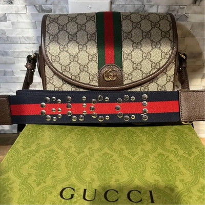 GUCCI Small Ophidia Crossbody Bag Monogram GG Canvas