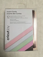 Tulip, Powder Blue, Whispering Blue, & Lavender Insert Cards For Cricut Joy, NEW