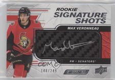 2019 Upper Deck Engrained Rookie Signature Shots 140/249 Max Veronneau Auto 0lo3