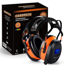 Gardtech Hearing Protection Bluetooth Fm Radio Earmuffs Nrr 29Db Hearing