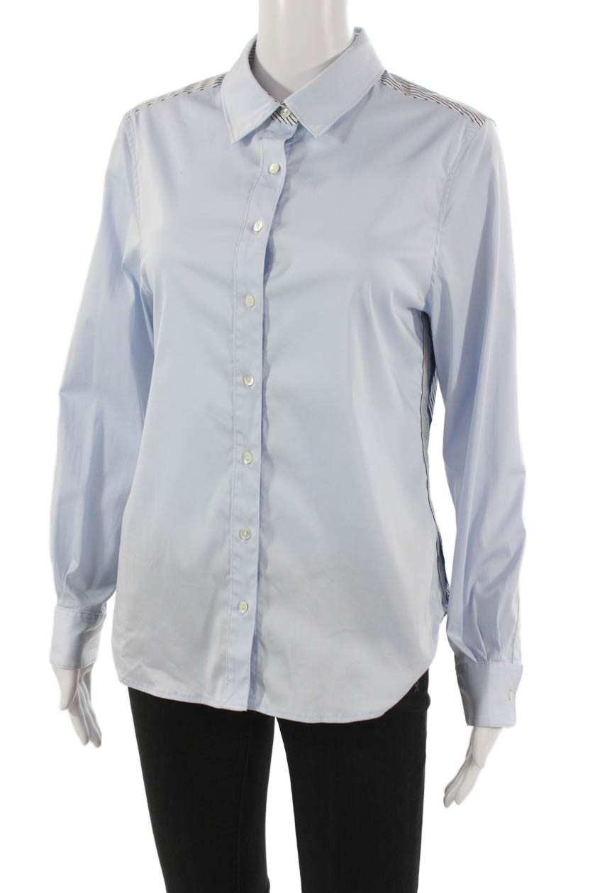 JED Women Basic Button-Up Cotton Collared Long Sl… - image 2