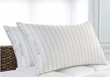 Hotel Grand, 2 Pk - Feather Down Pillow Softy-Around Pillow  | Standard - Queen
