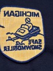Vintage Michigan safe snowmobile patch — photo 3