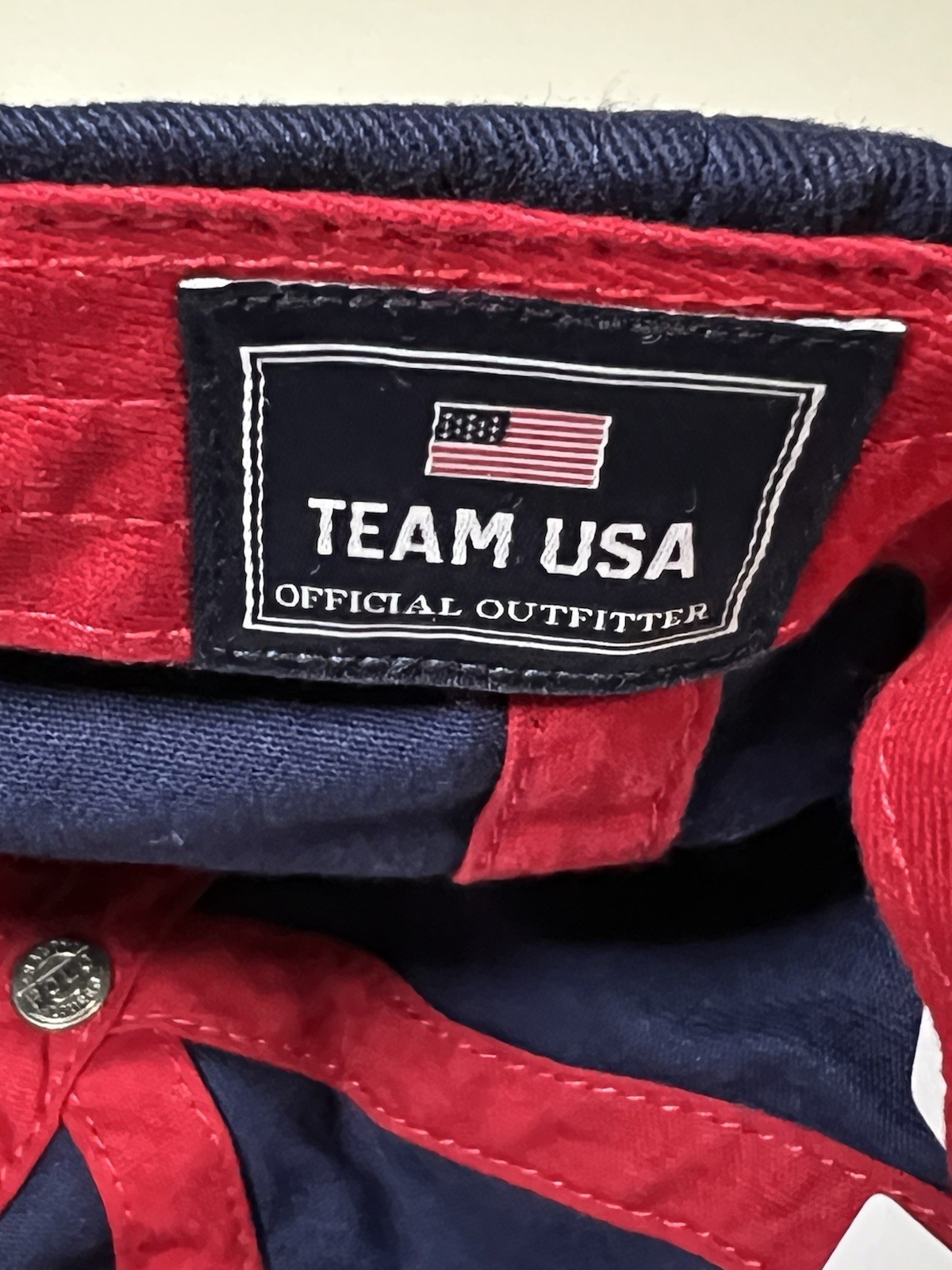 Polo Ralph Lauren 2024 Paris Olympics Team USA Hat Navy Blue One Size NWT thumbnail 7