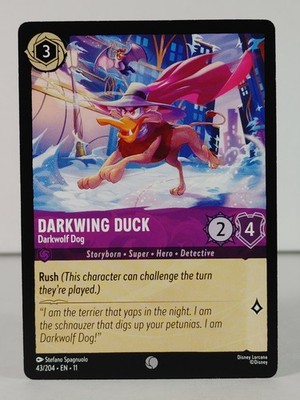 Darkwing Duck - Darkwolf Dog - Winterspell #43 - LORCANA - singles