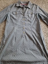 Tommy Hilfiger Signature Shirt Dress Womens Size Large EUC   OB2