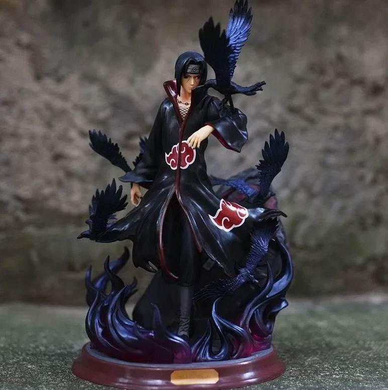 Itachi Uchiha Model Statue Action Figure Figurine Naruto Akatsuki 28cm - Image 3 of 4
