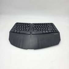 Perixx Mini Ergonomic Split Keyboard PERIBOARD-413 Wired Black Palm Support