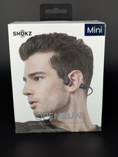 Shokz OpenRun Mini Bone Conduction Headphones Bluetooth IP67 Black Complete Set