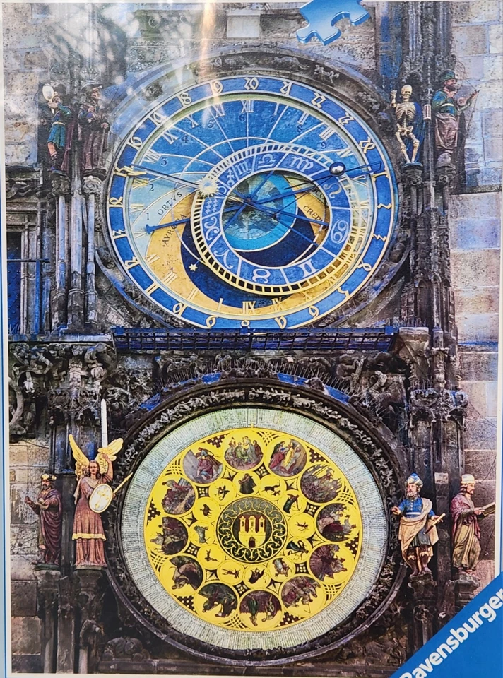 Ravensburger Astronomical Clock 1000 Piece Jigsaw Puzzle HTF New & Sealed - Image 2 of 4