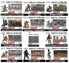 Death Fields unpainted plastic figures kits - 1:56 scale Wargames Atlantic
