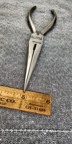 1930-1938 SUPERB MINT!! vintage Kraeuter 1781-7 7" Needle Nose Pliers SUPREME - Picture 15 of 17