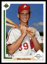 1991 Upper Deck Mike Lieberthal Rookie Philadelphia Phillies #67