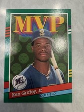 1990 Leaf Baseball Card Ken Griffey Jr #392 MVP NM
