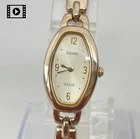 SEIKO TISSE 2E20-7110 [US Stock] Vintage 1985 Ladies Qz Watch Gold Oval *N.Mint