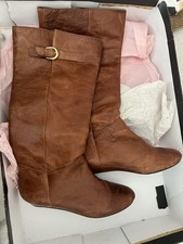 Steve Madden Intyce Boots Womens 7.5 Cognac L...