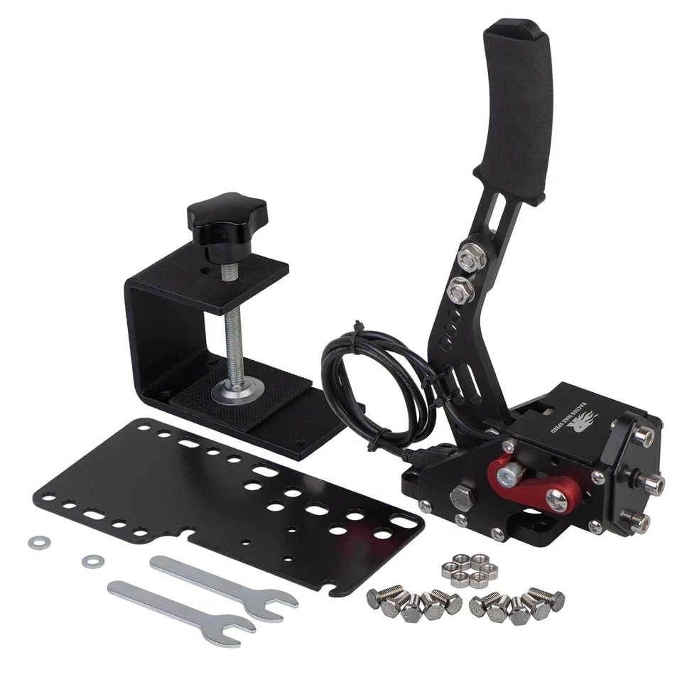 Compact USB Handbrake for Racing Games - Adjustable Height - Image 3 of 4