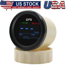 52mm Digital Gps Speedometer Odometer Adjustable Speed Gauge For Car Motorcycle