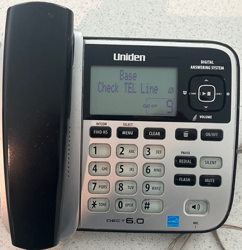 Uniden D1688 Commercial Landline and Digital Answering System, See info & Pics - Picture 2 of 5