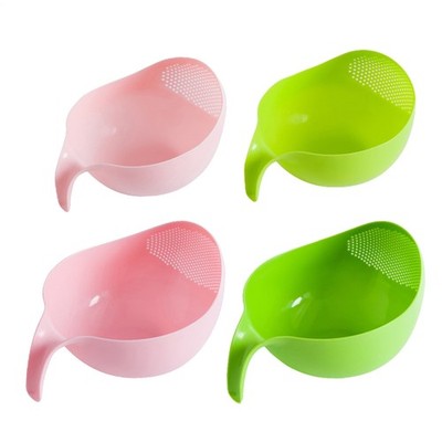 Rice Washing Filter Strainer Basket Colander Sieve Mesh Food Pasta Veg Washing
