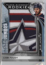 2020-21 Upper Deck Black Diamond Liam Foudy #RTL-LF Jumbo Patch 7ci