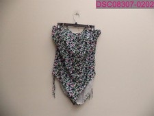 Stain Inside-Nass-eau Women's Geometric Pattern One Piece Swimsuit Size 16 Multi