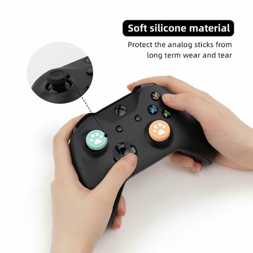 4PCS GeekShare for Xbox One Controller Cat Paw Thumb Grips Thumbsticks Cover Set - Picture 8 of 18