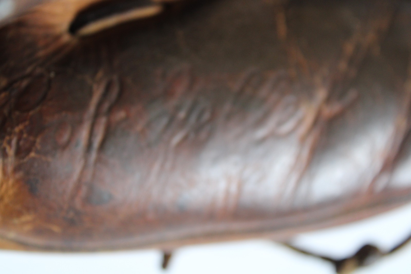 VTG J.C. Higgins Leather  Model # 1638  RHT Baseball Glove Sears Roebuck CO