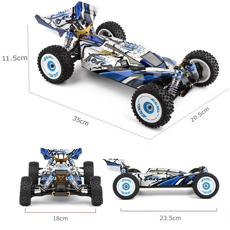 WLtoys 124017V2 Brushless RC Car, Max 75KM/H, 1:12 Off-Road Racing Buggy Car - Image 2 of 4