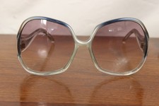 Vtg 60s Oversized Big Grandma Hollywood Runway France Sunglasses Kahn with Case