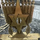 Rare Vintage Jewish /  Judaism / Hebrew MENORAH Shalom / Peace - Electric Lamp — photo 2