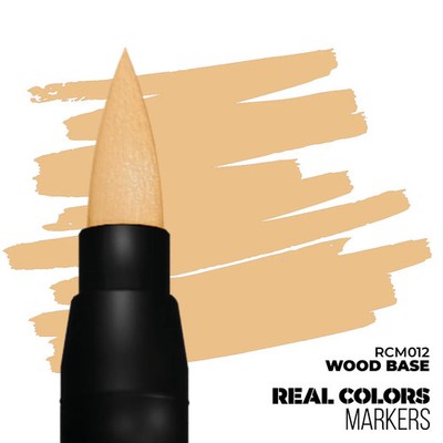 AK Interactive RCM012 Real Colors Markers Wood Base