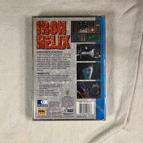 Iron Helix (Sega CD, 1994) Comes with Case, Manual, Foam & CD