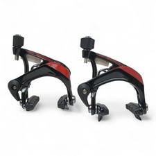 FSA Energy Rim Brakes Anteriori e Posteriori Set Pastiglie Freno in Lega Nero Rosso Fit Shimano